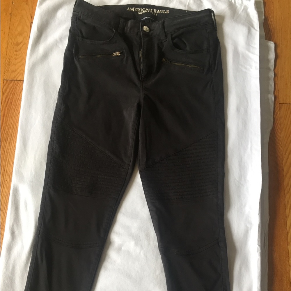 American Eagle Moto super stretch hi-rise jeggings